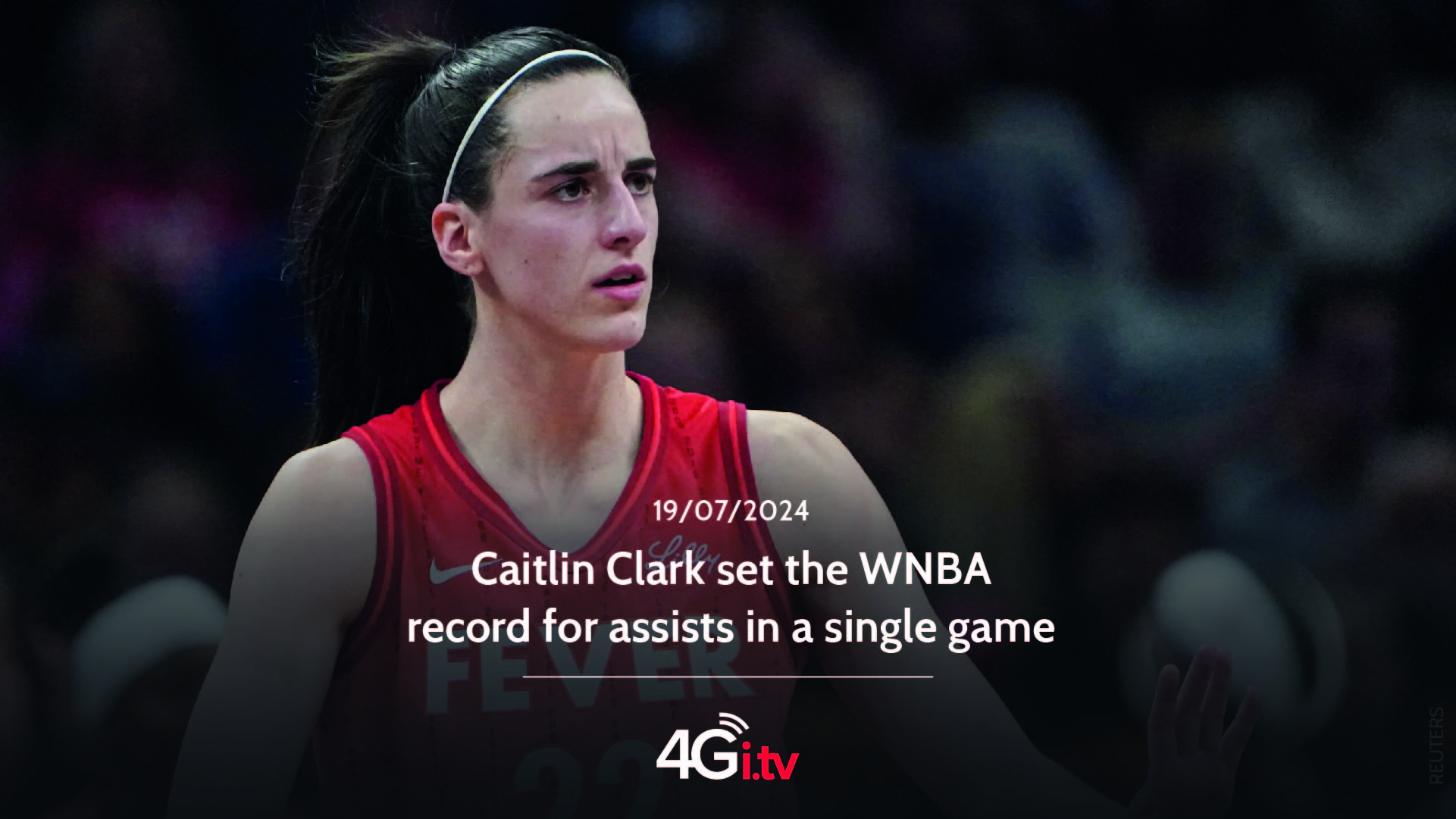 Read more about the article Caitlin Clark set the WNBA record for assists in a single game