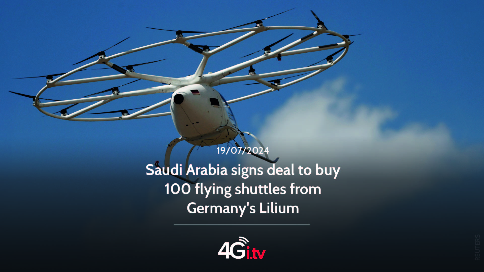 Read more about the article Saudi Arabia signs deal to buy 100 flying shuttles from Germany’s Lilium