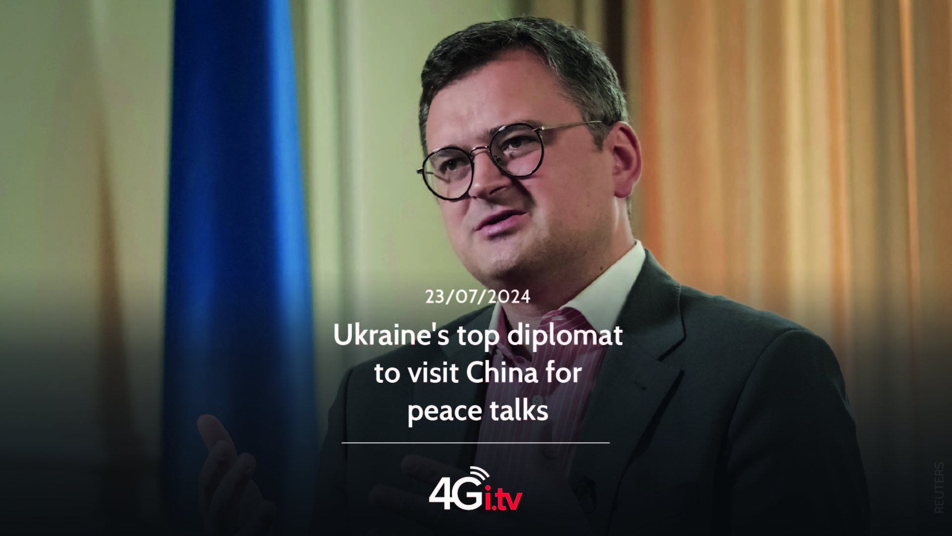 Read more about the article Ukraine’s top diplomat to visit China for peace talks 