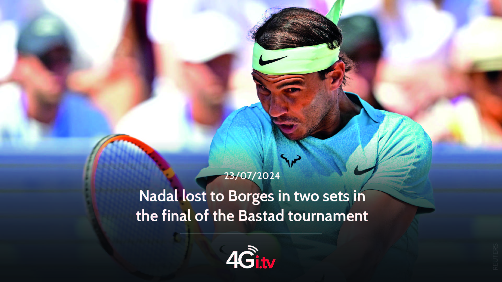 Read more about the article Nadal lost to Borges in two sets in the final of the Bastad tournament