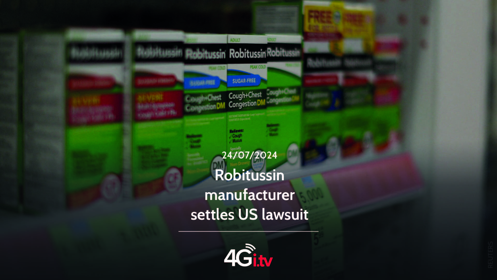 Lee más sobre el artículo Robitussin manufacturer settles US lawsuit