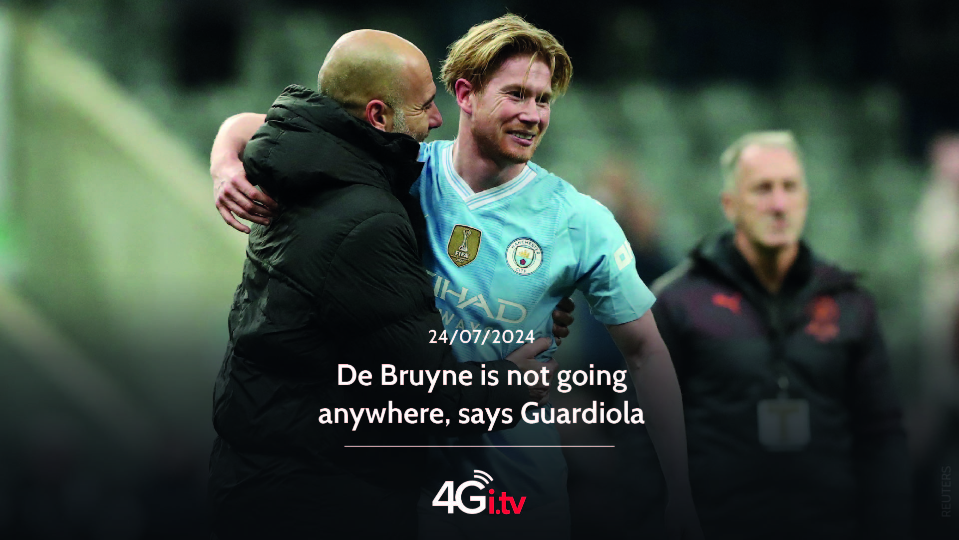 Read more about the article De Bruyne is not going anywhere, says Guardiola