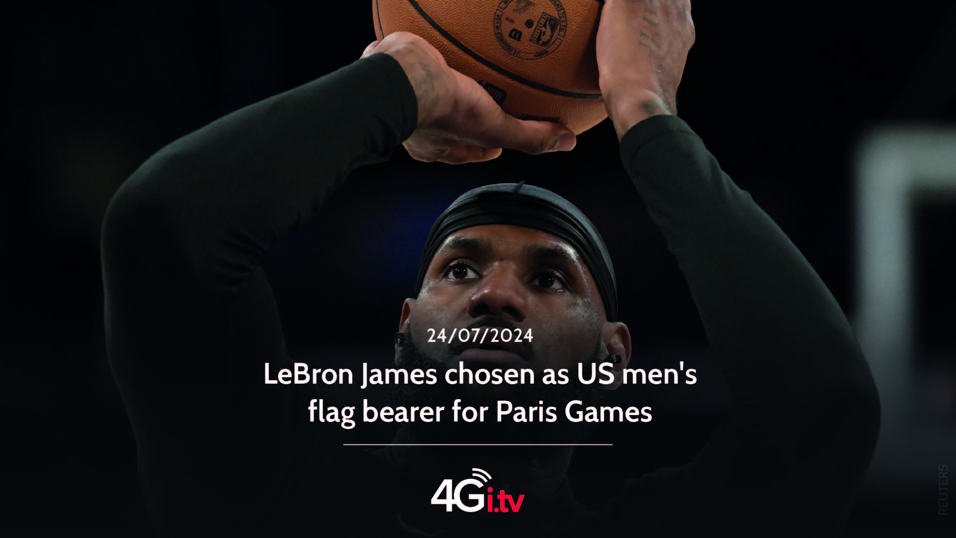 Подробнее о статье LeBron James chosen as US men’s flag bearer for Paris Games