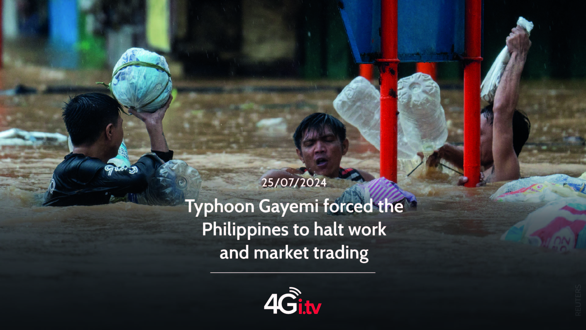 Lesen Sie mehr über den Artikel Typhoon Gayemi forced the Philippines to halt work and market trading