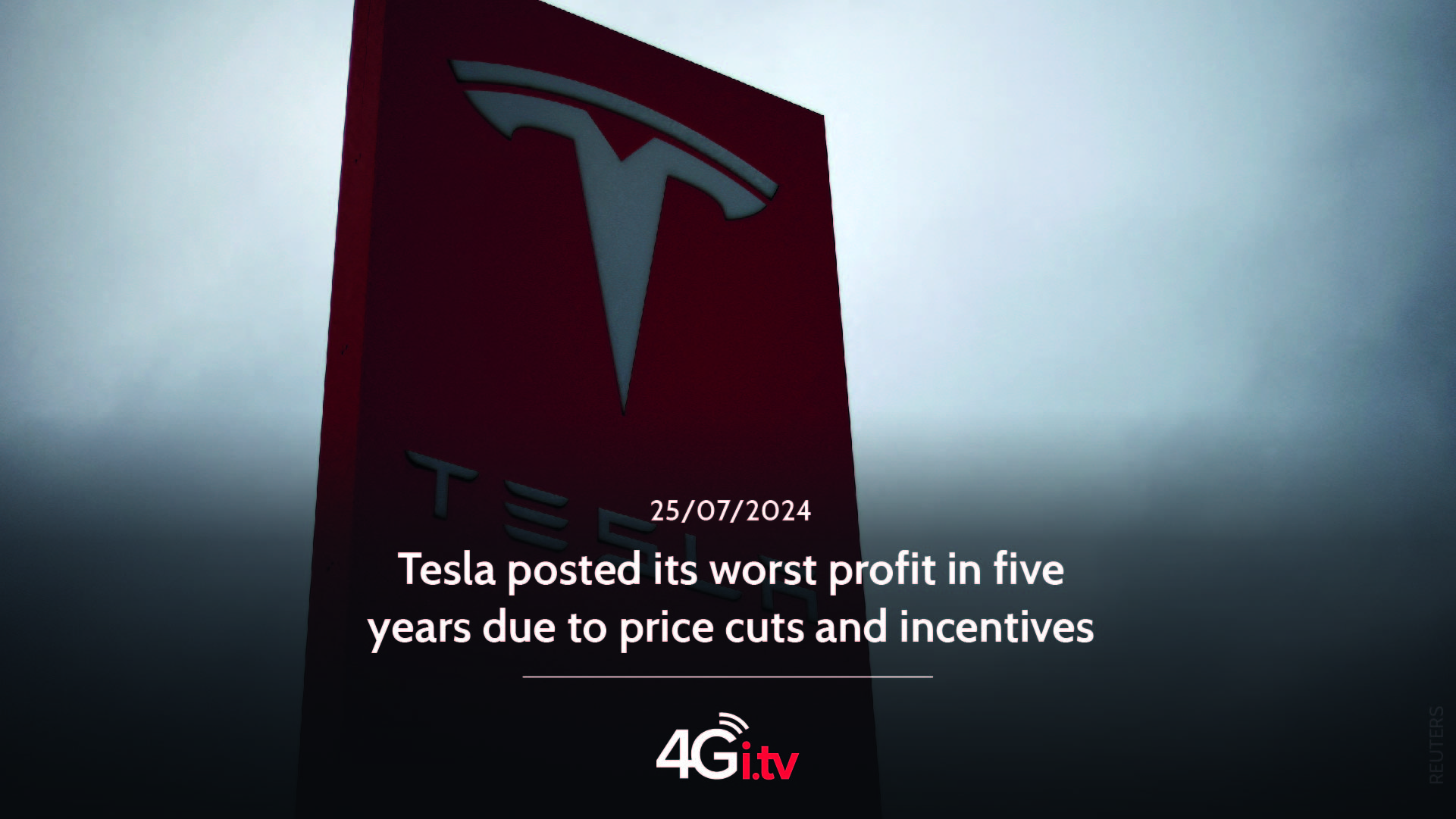 Read more about the article Tesla posted its worst profit in five years due to price cuts and incentives