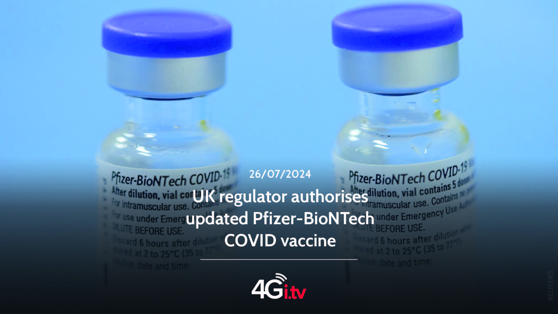 Read more about the article UK regulator authorises updated Pfizer-BioNTech COVID vaccine 