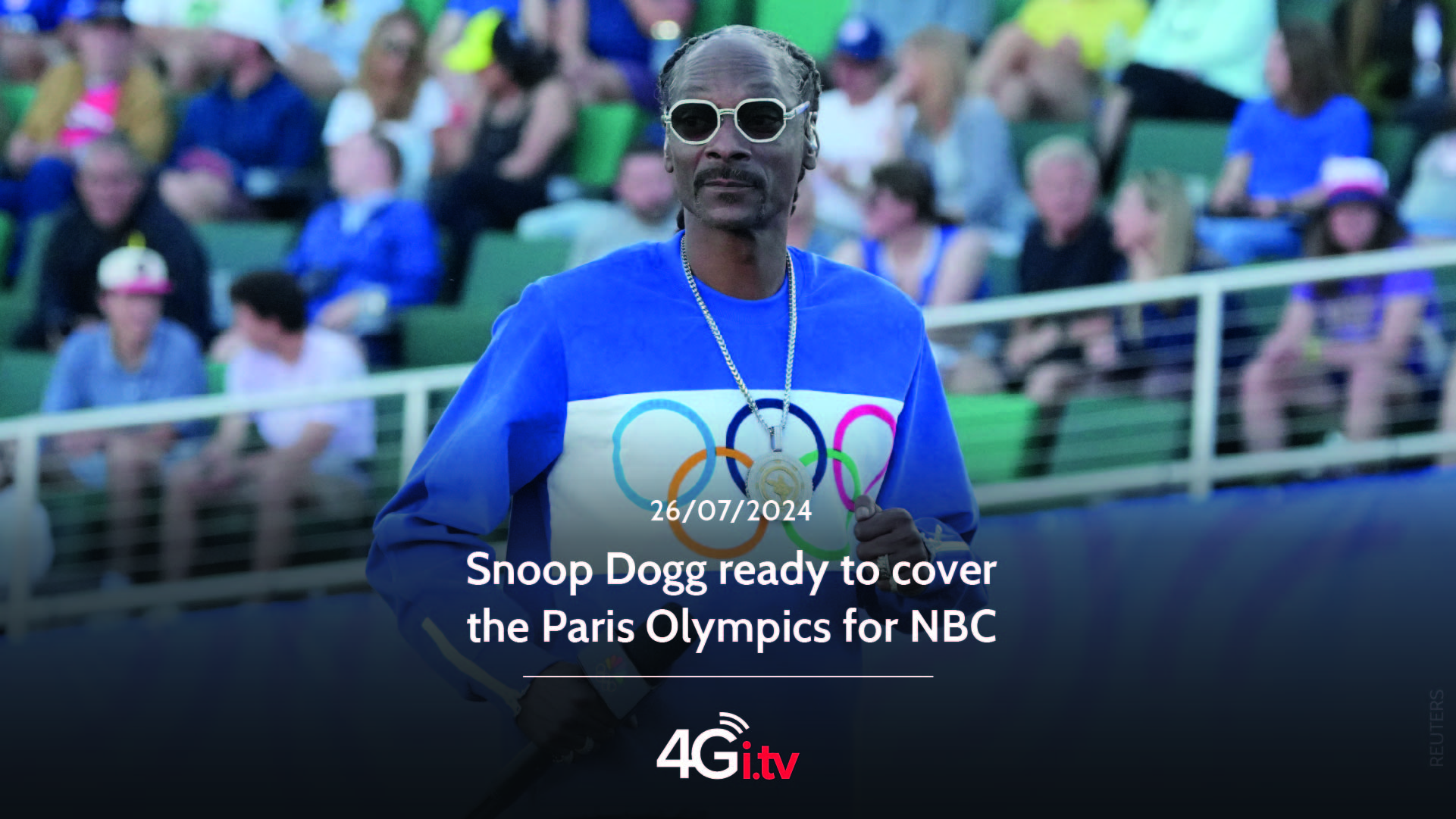 Подробнее о статье Snoop Dogg ready to cover the Paris Olympics for NBC