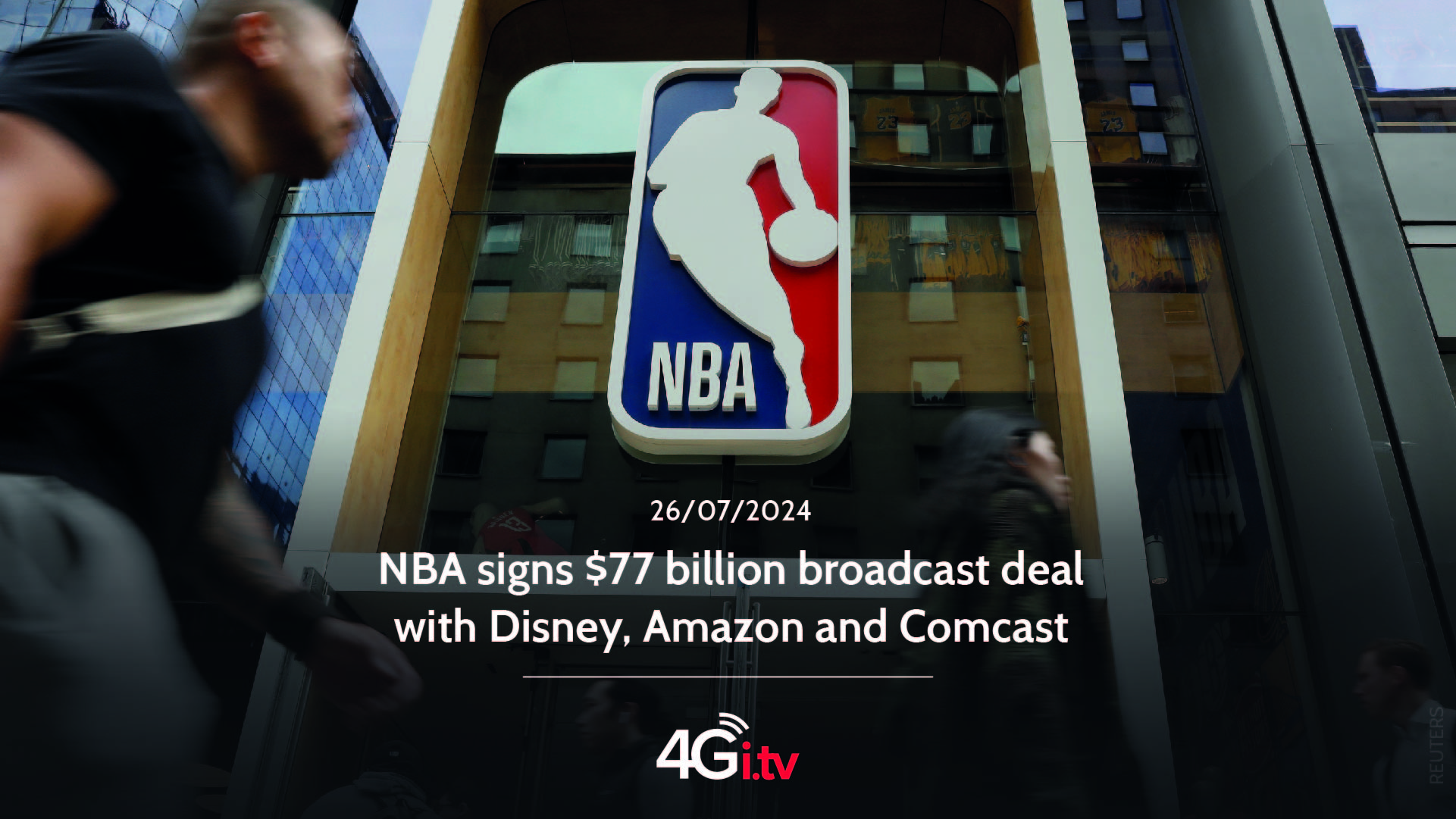 Read more about the article NBA signs $77 billion broadcast deal with Disney, Amazon and Comcast