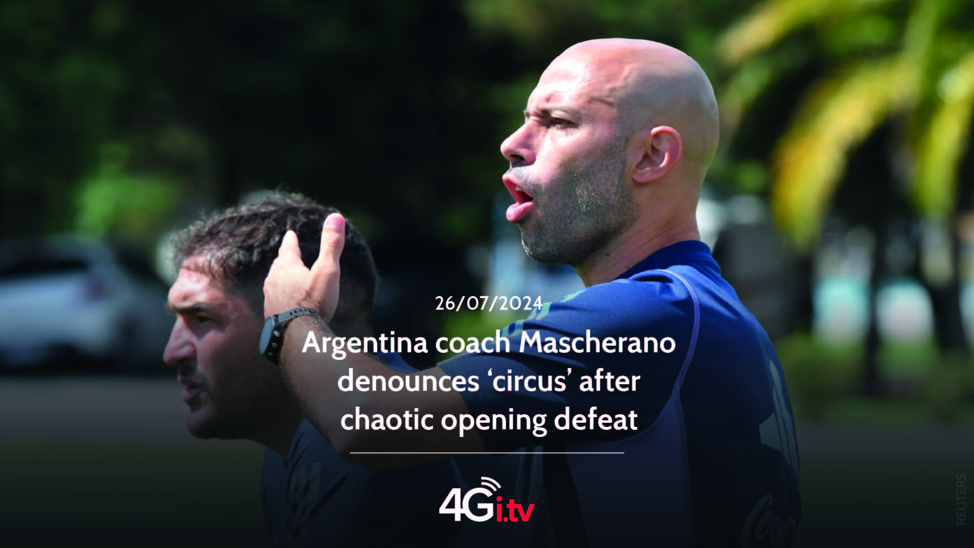 Lee más sobre el artículo Argentina coach Mascherano denounces ‘circus’ after chaotic opening defeat