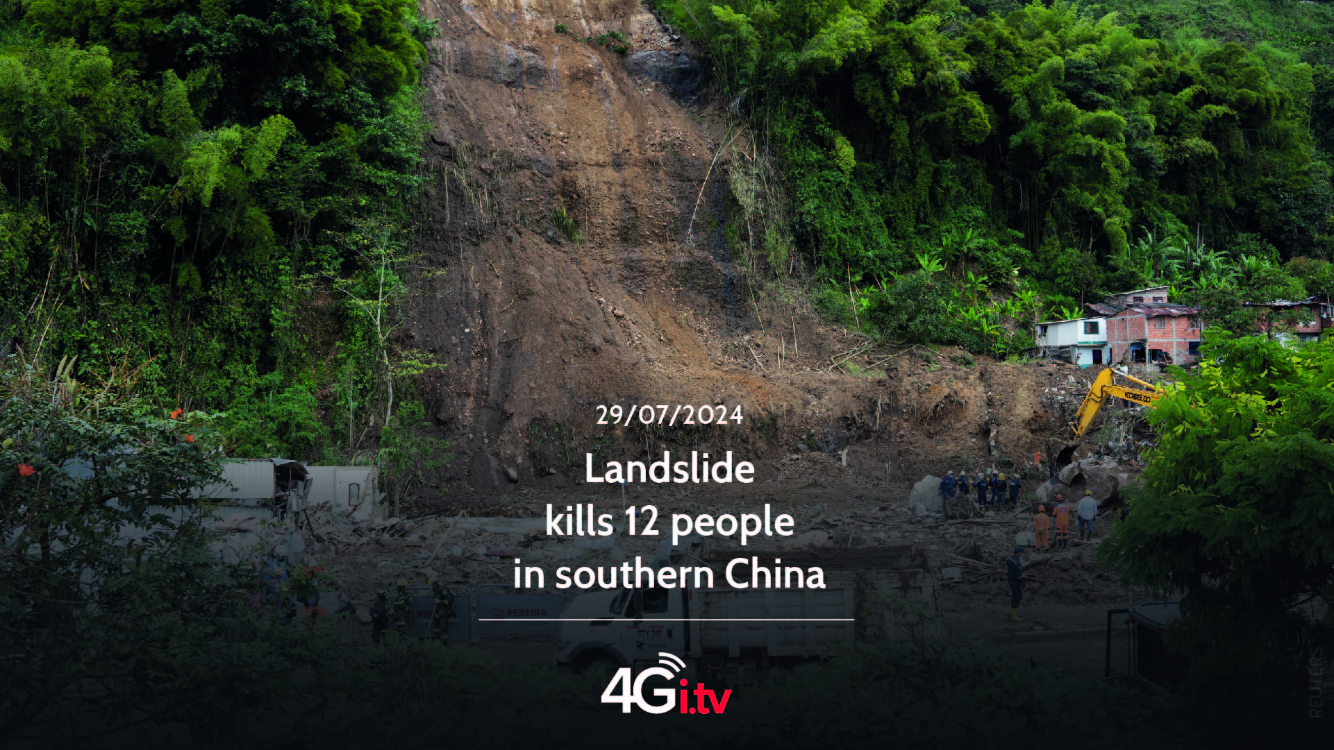 Read more about the article Landslide kills 12 people in southern China