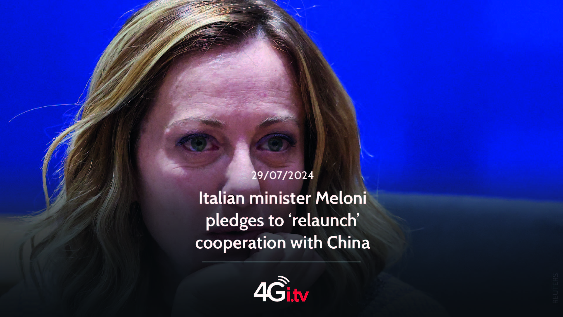 Read more about the article Italian minister Meloni pledges to ‘relaunch’ cooperation with China