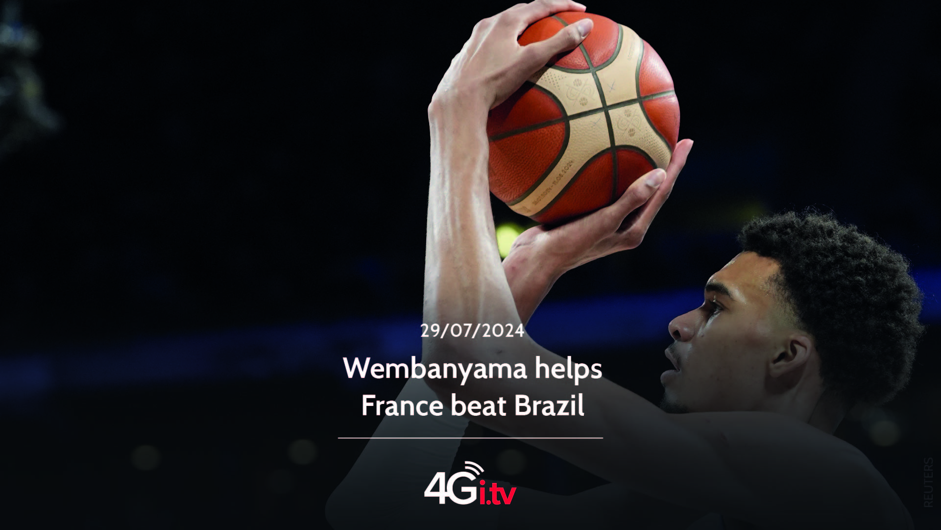 Read more about the article Wembanyama helps France beat Brazil