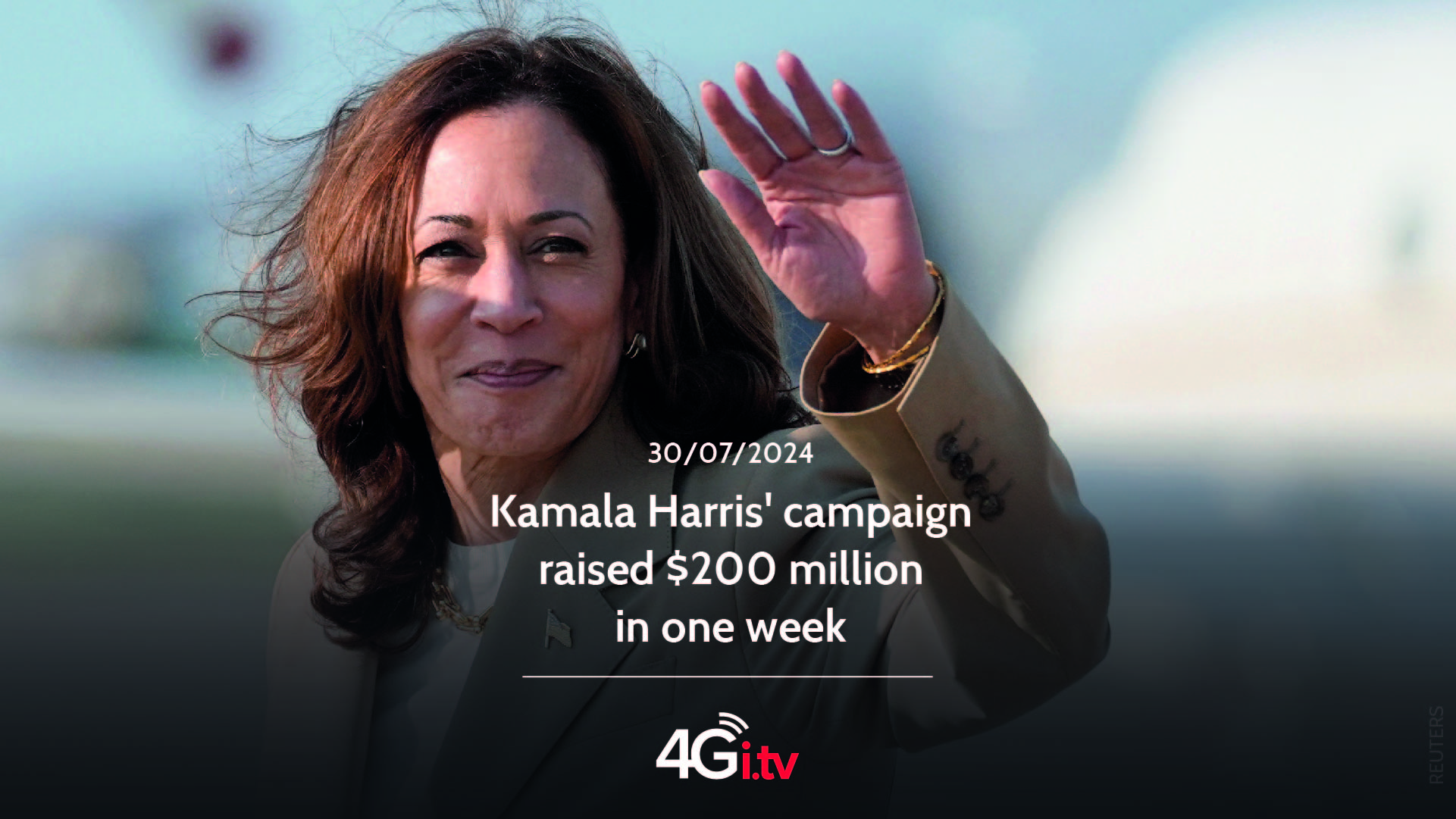 Read more about the article Kamala Harris’ campaign raised $200 million in one week