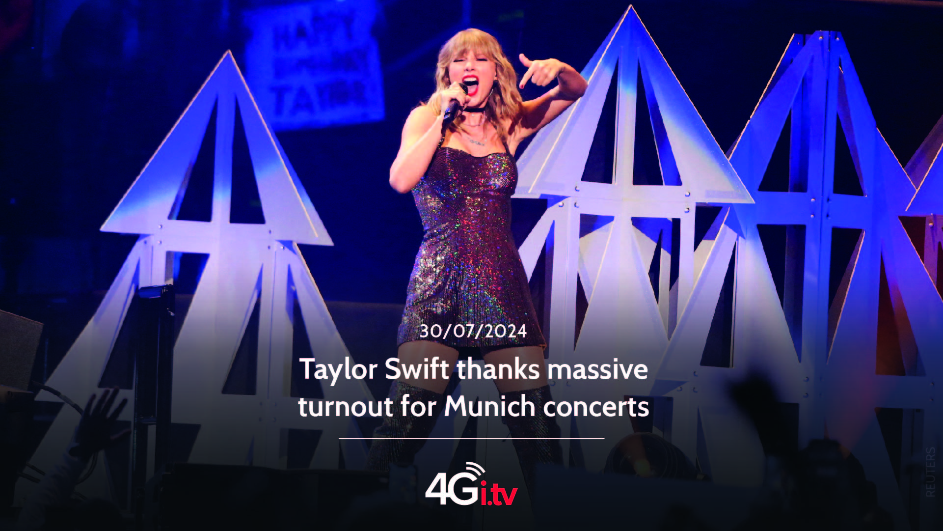 Read more about the article Taylor Swift thanks massive turnout for Munich concerts