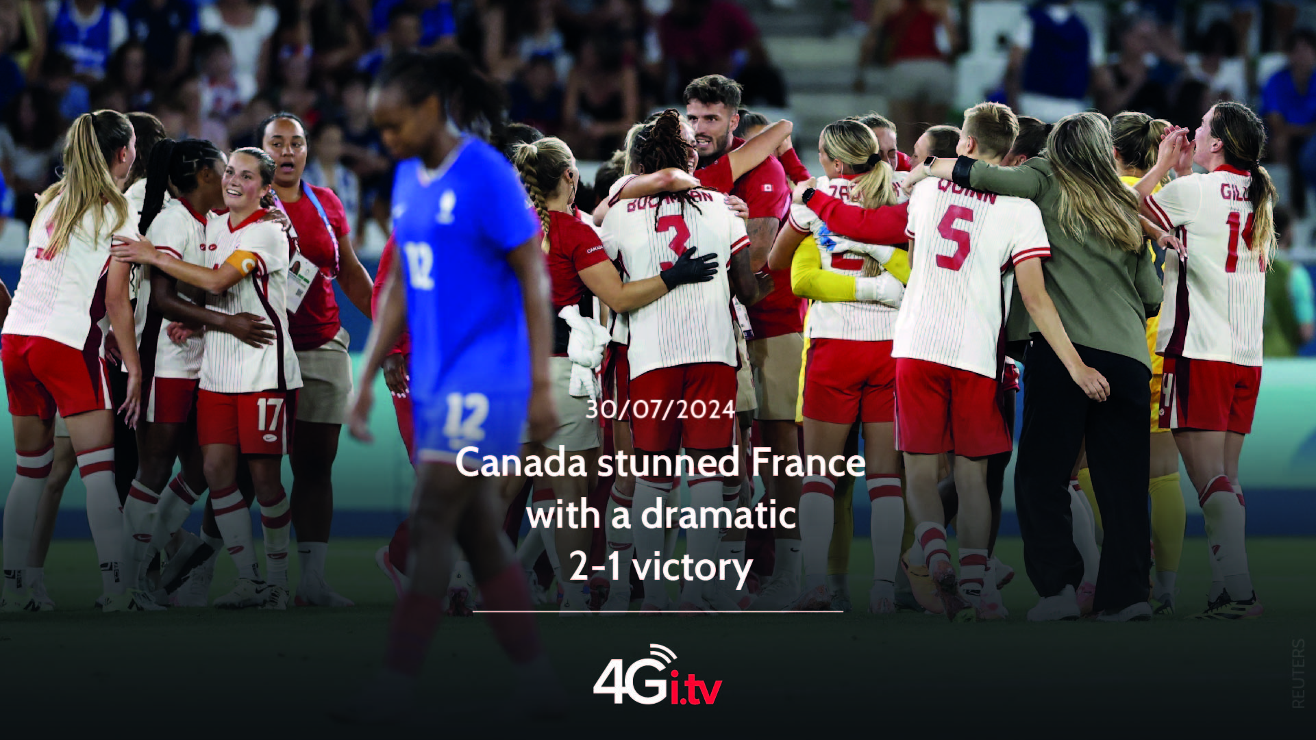 Подробнее о статье Canada stunned France with a dramatic 2-1 victory