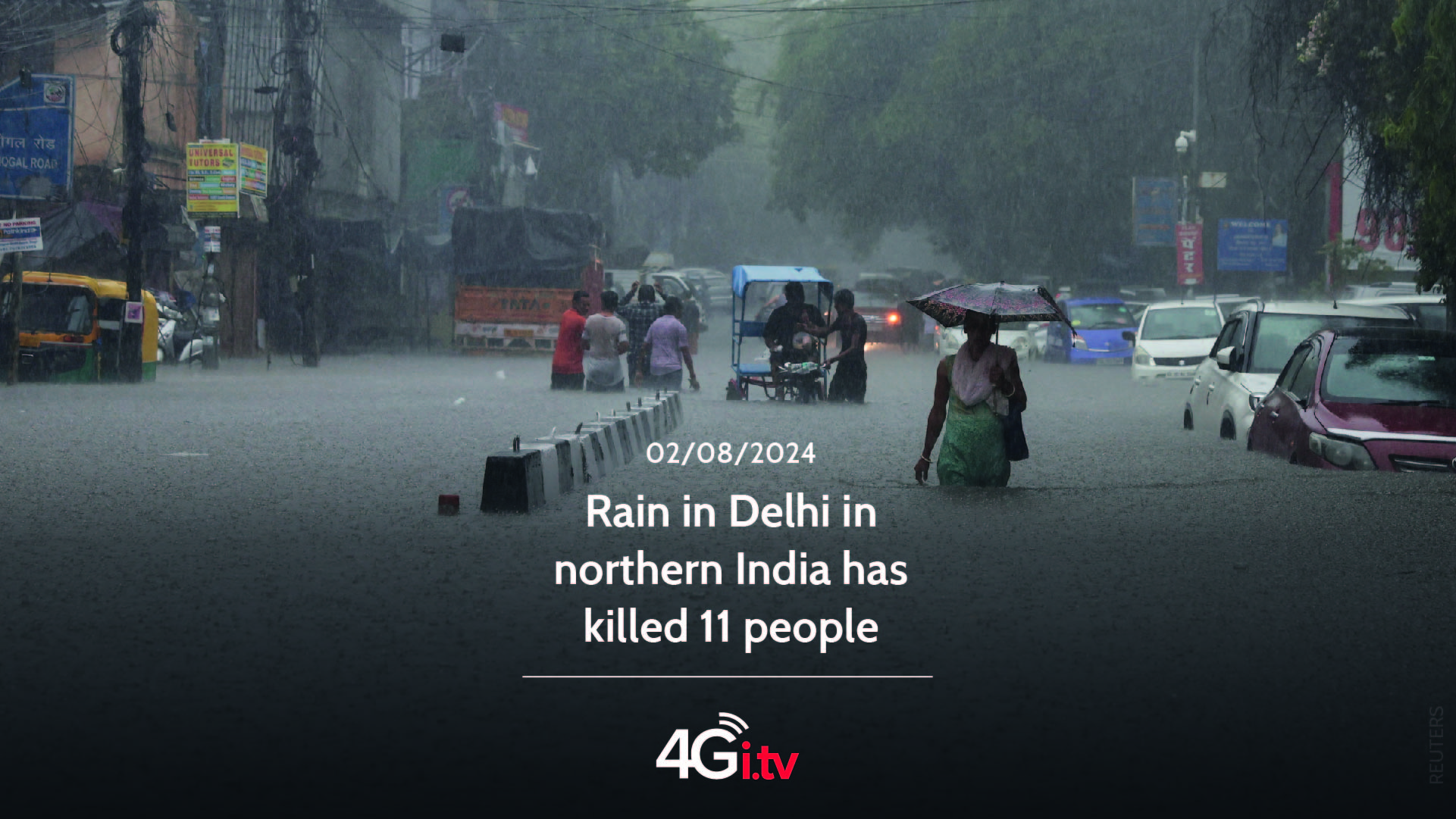 Подробнее о статье Rain in Delhi in northern India has killed 11 people