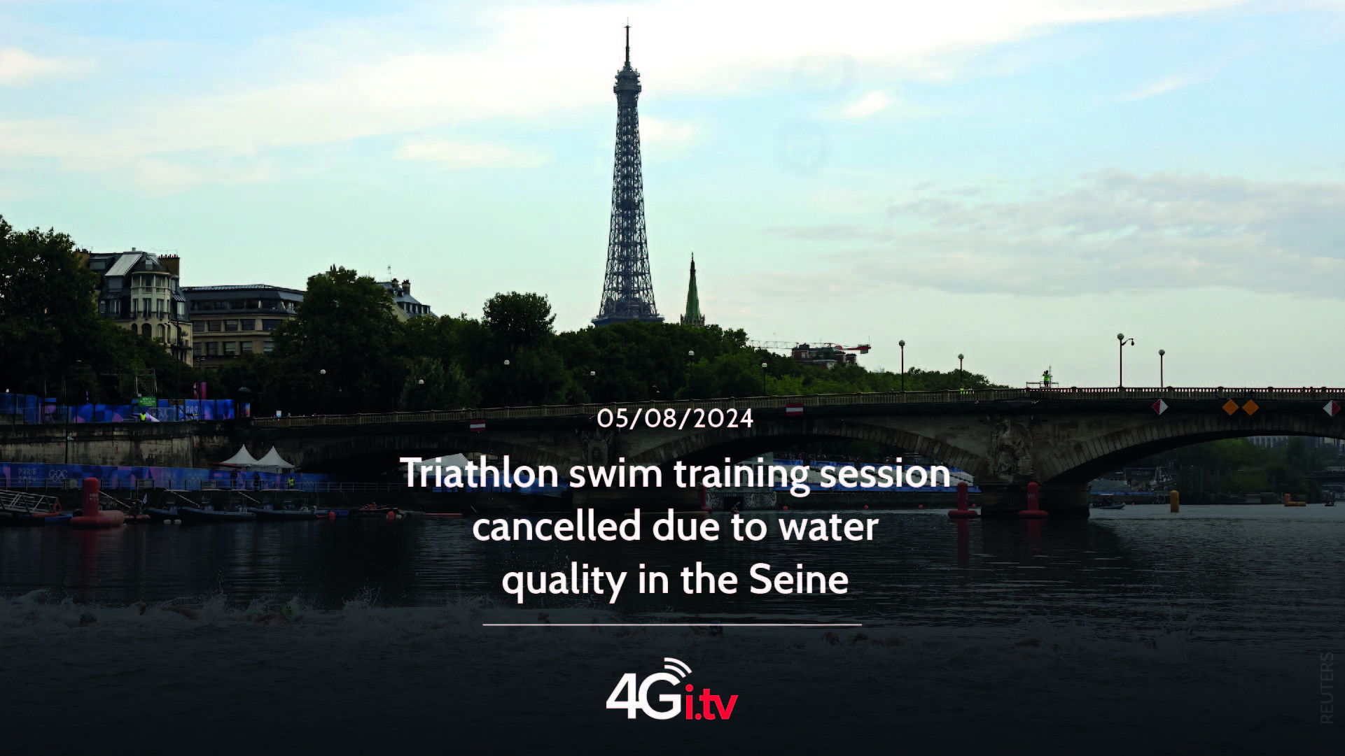 Lee más sobre el artículo Triathlon swim training session cancelled due to water quality in the Seine