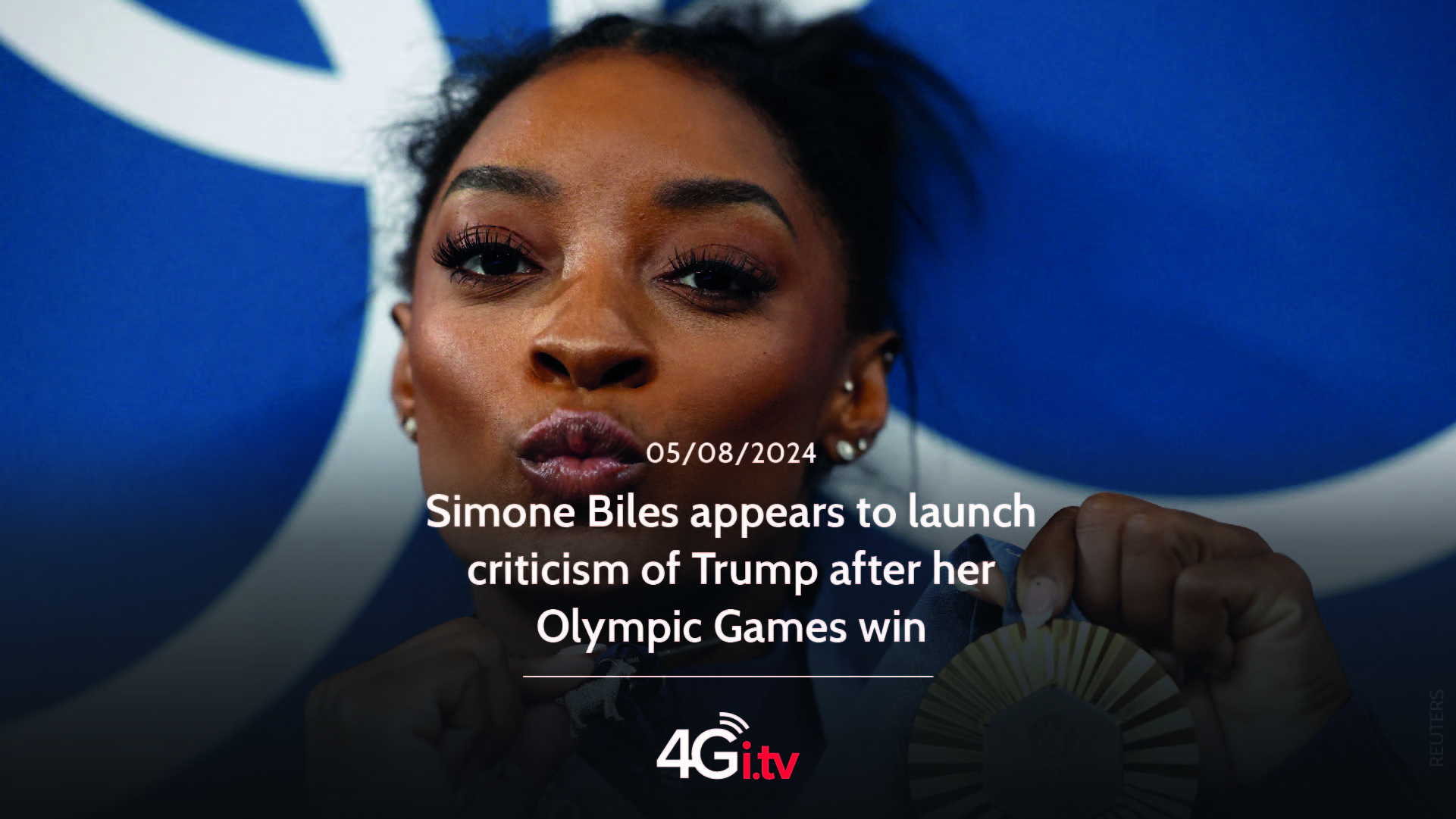 Lesen Sie mehr über den Artikel Simone Biles appears to launch criticism of Trump after her Olympic Games win