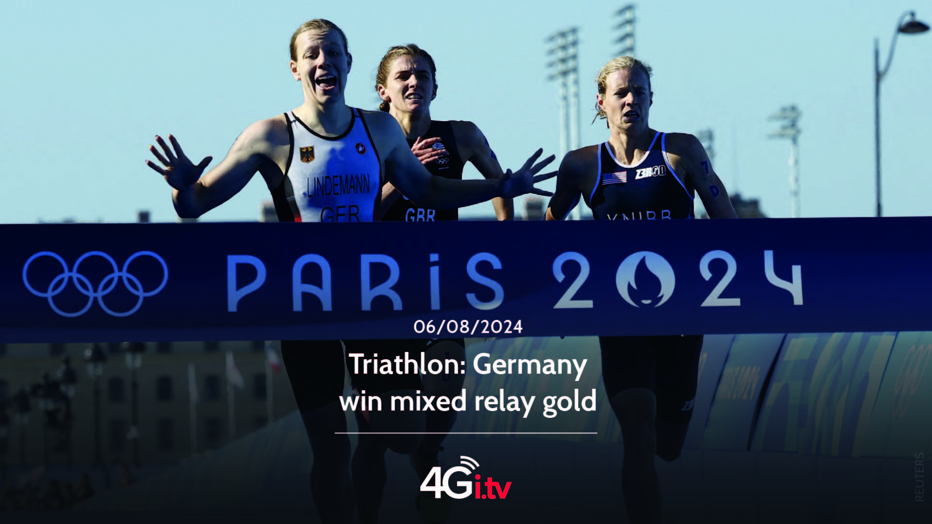 Подробнее о статье Triathlon: Germany win mixed relay gold