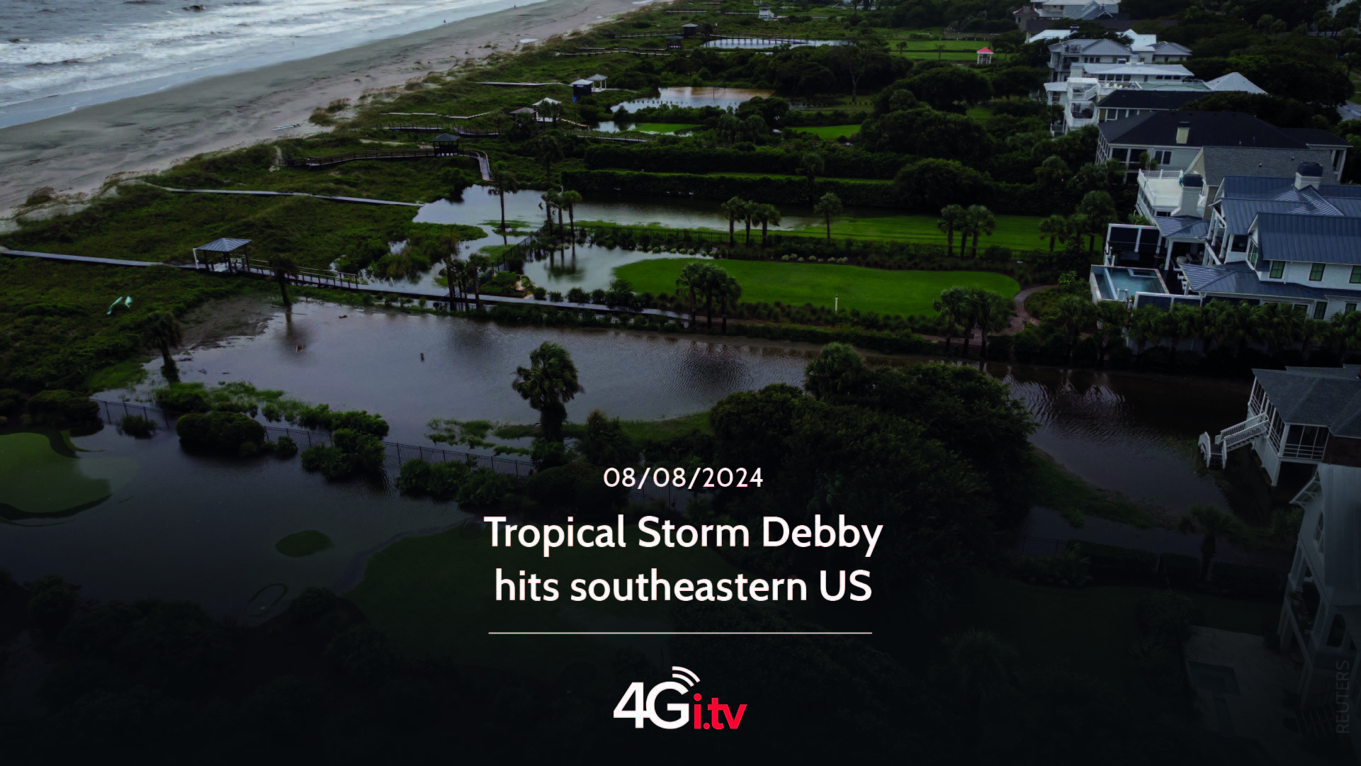 Lesen Sie mehr über den Artikel Tropical Storm Debby hits southeastern US