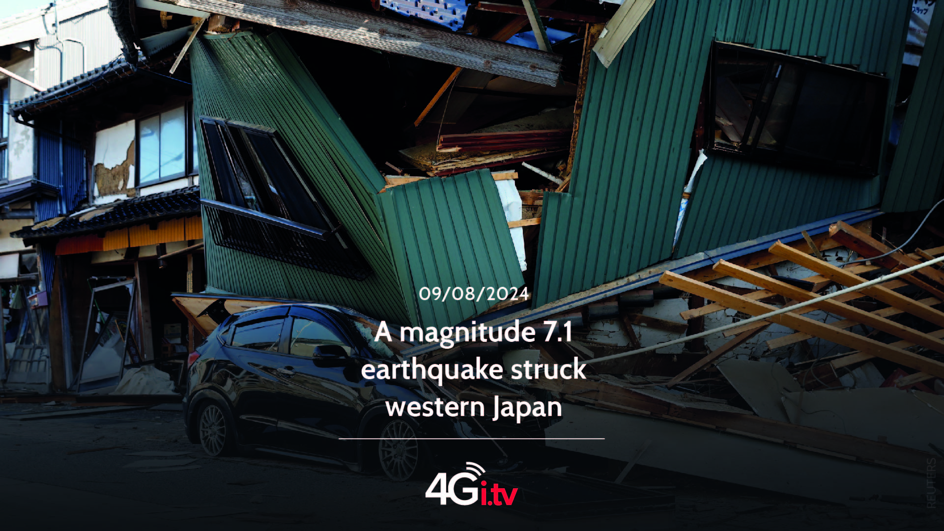 Read more about the article A magnitude 7.1 earthquake struck western Japan