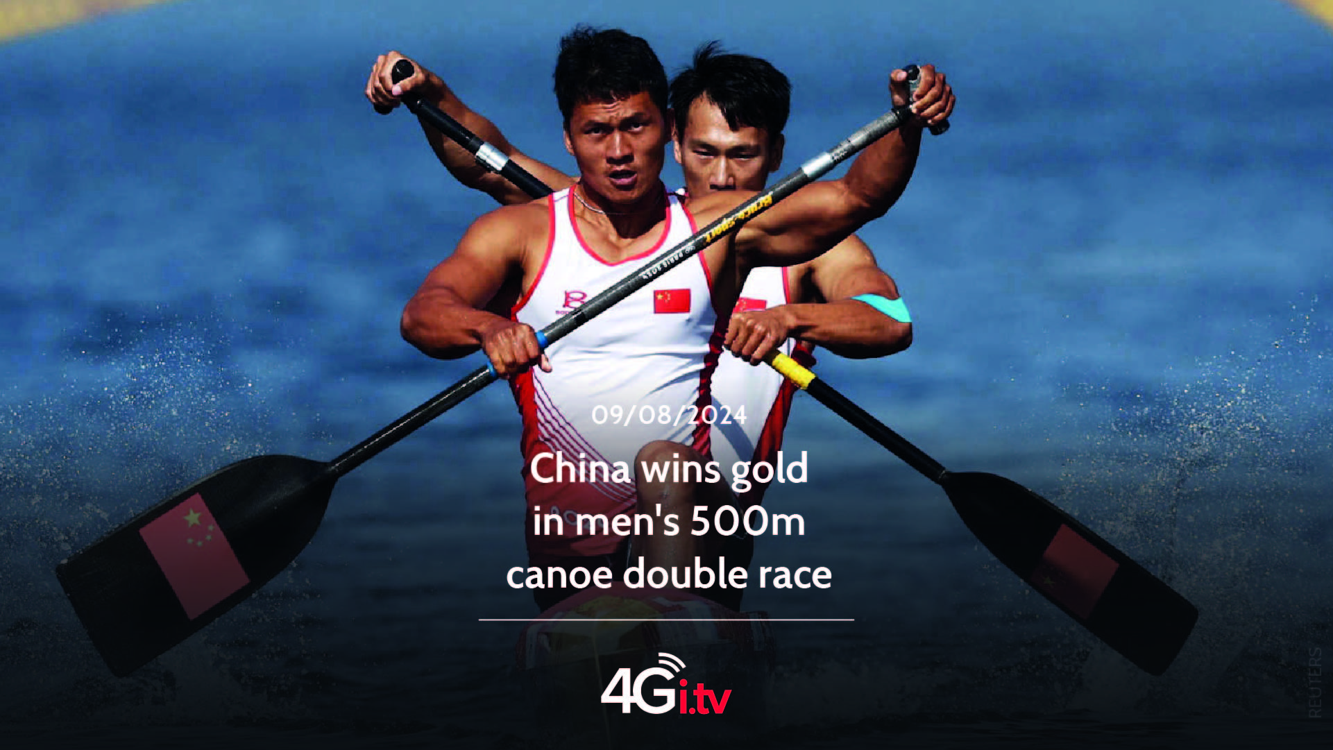 Read more about the article China wins gold in men’s 500m canoe double race