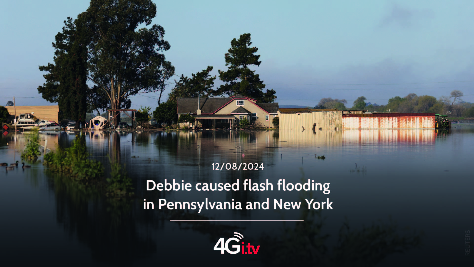 Подробнее о статье Debbie caused flash flooding in Pennsylvania and New York