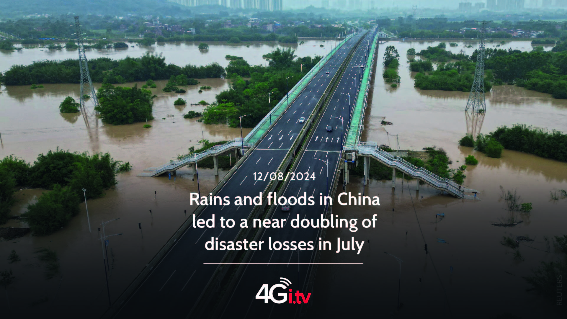 Подробнее о статье Rains and floods in China led to a near doubling of disaster losses in July