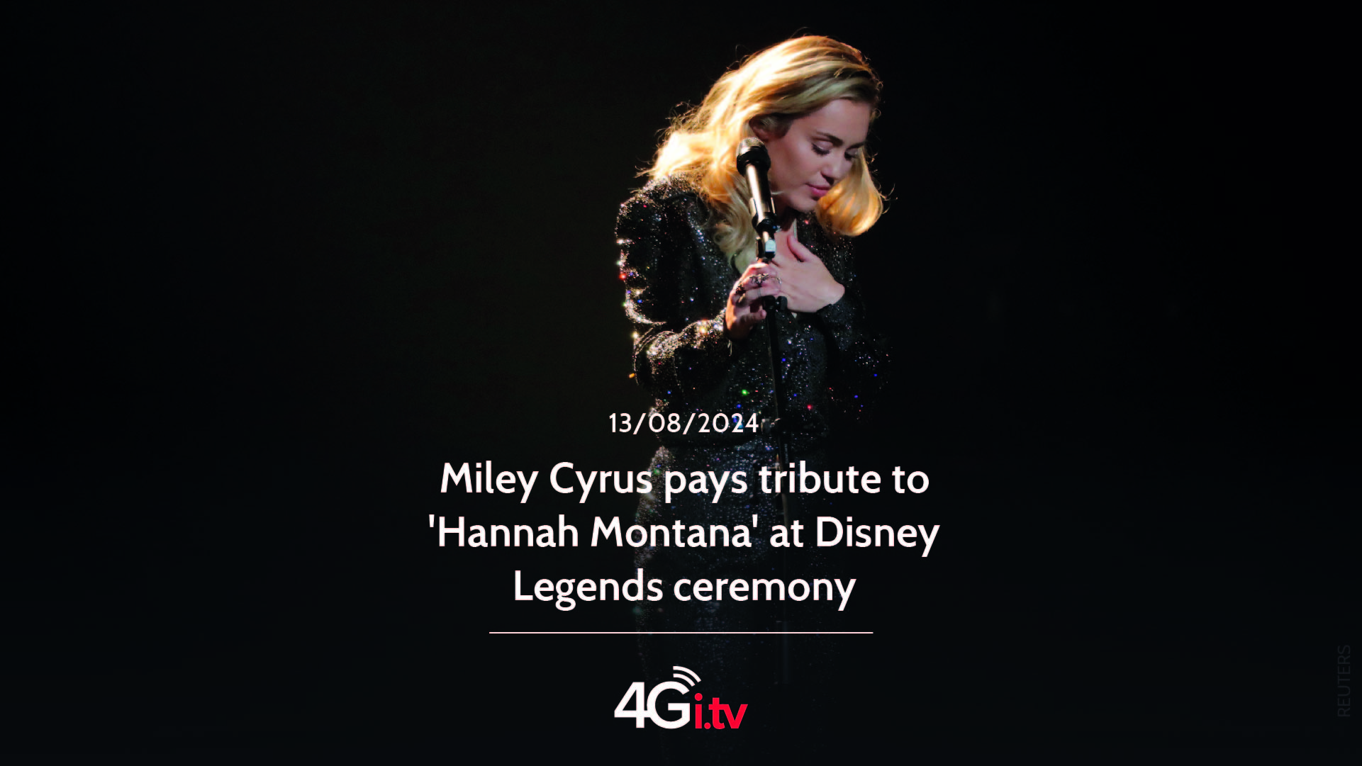 Read more about the article Miley Cyrus pays tribute to ‘Hannah Montana’ at Disney Legends ceremony