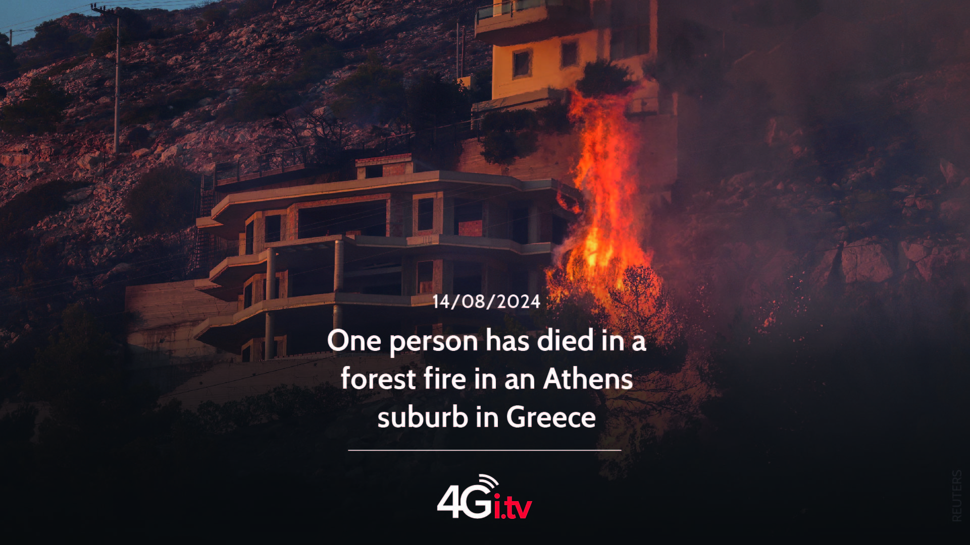 Lesen Sie mehr über den Artikel One person has died in a forest fire in an Athens suburb in Greece