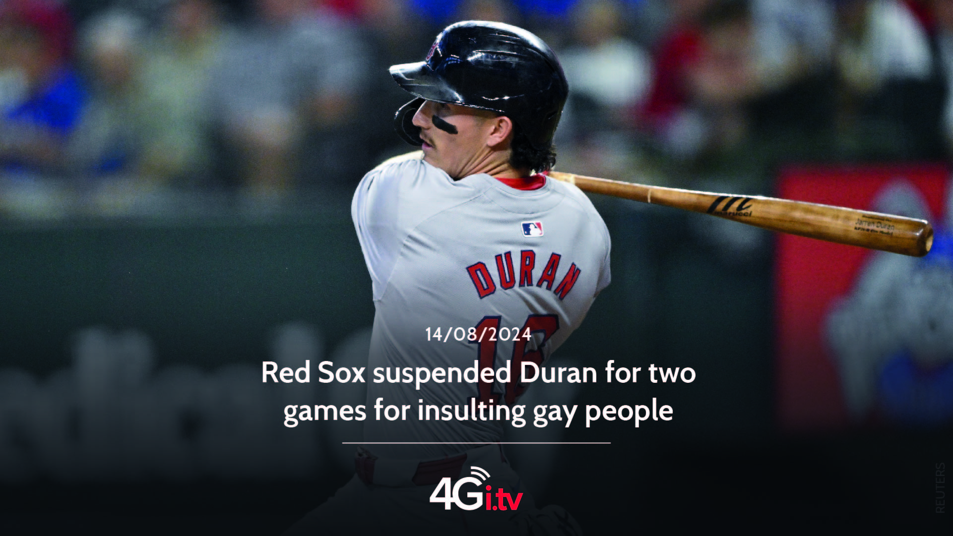 Read more about the article Red Sox suspended Duran for two games for insulting gay people