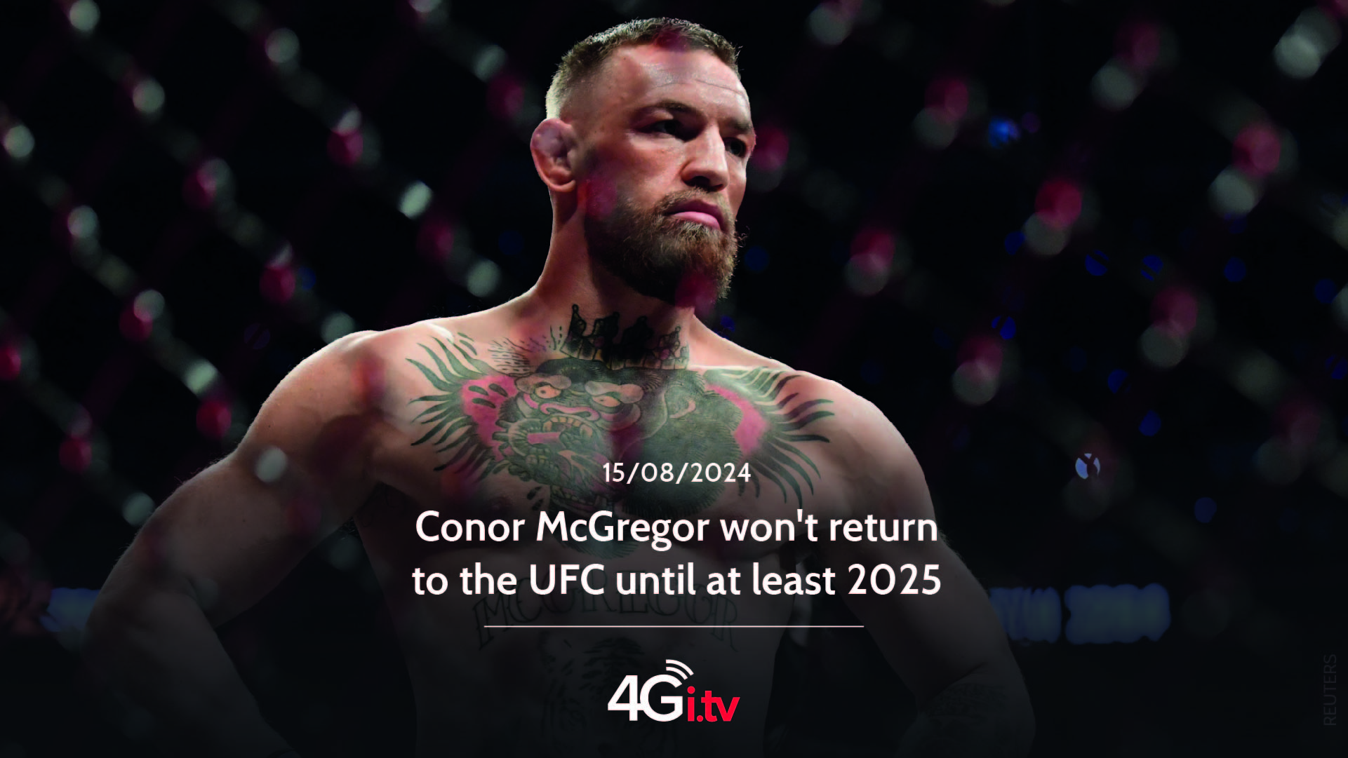 Read more about the article Conor McGregor won’t return to the UFC until at least 2025