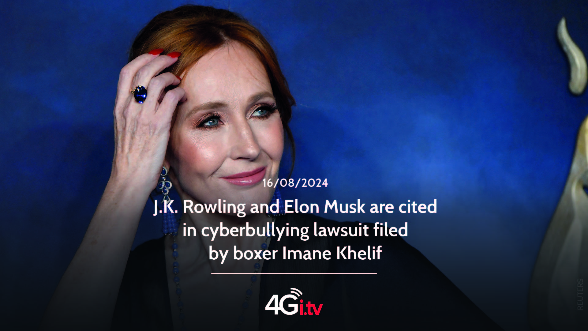 Read more about the article J.K. Rowling and Elon Musk are cited in cyberbullying lawsuit filed by boxer Imane Khelif