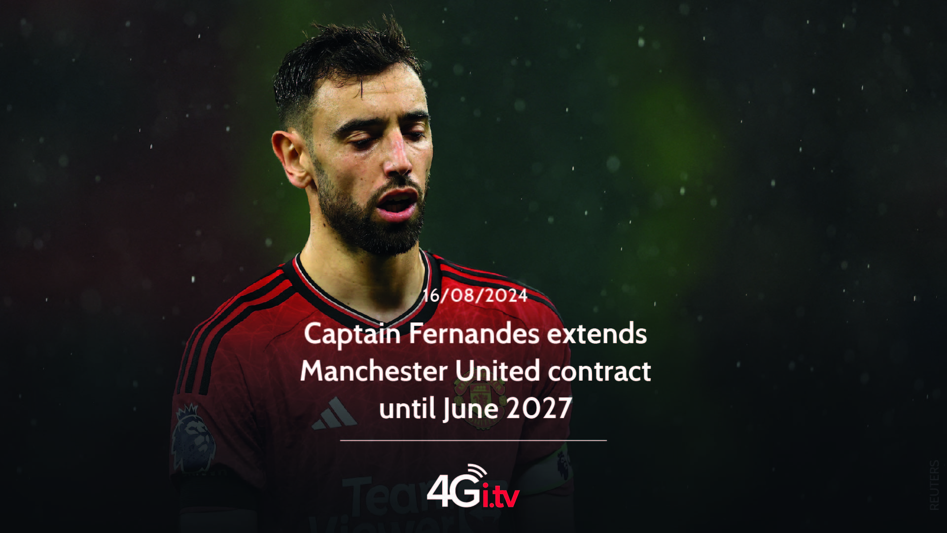 Подробнее о статье Captain Fernandes extends Manchester United contract until June 2027 