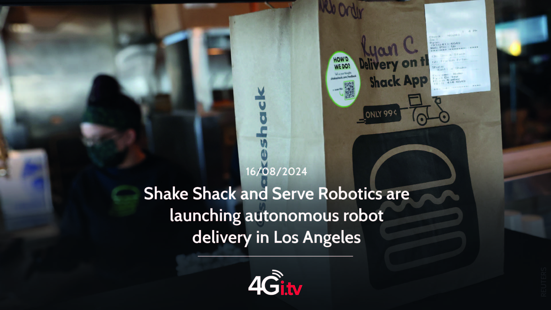 Lee más sobre el artículo Shake Shack and Serve Robotics are launching autonomous robot delivery in Los Angeles 