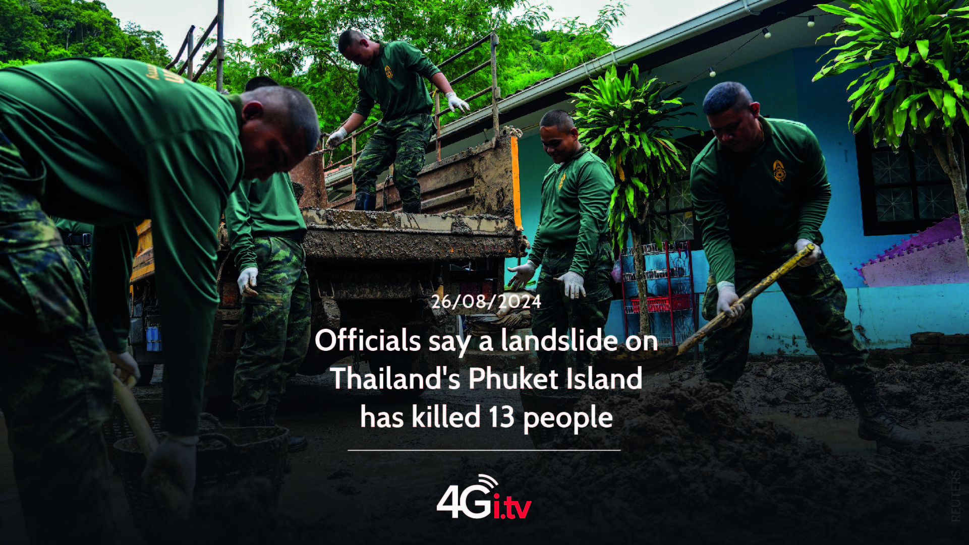 Read more about the article Officials say a landslide on Thailand’s Phuket Island has killed 13 people