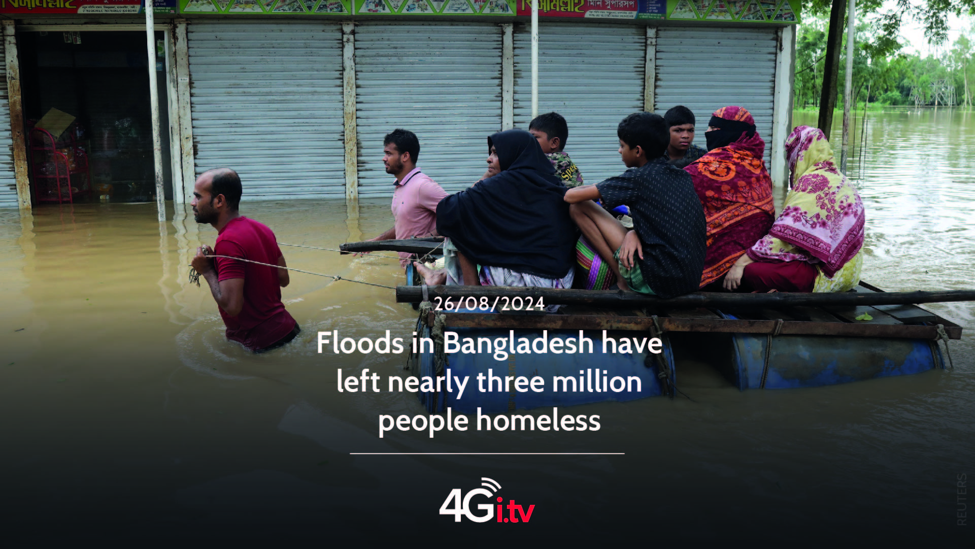 Lesen Sie mehr über den Artikel Floods in Bangladesh have left nearly three million people homeless