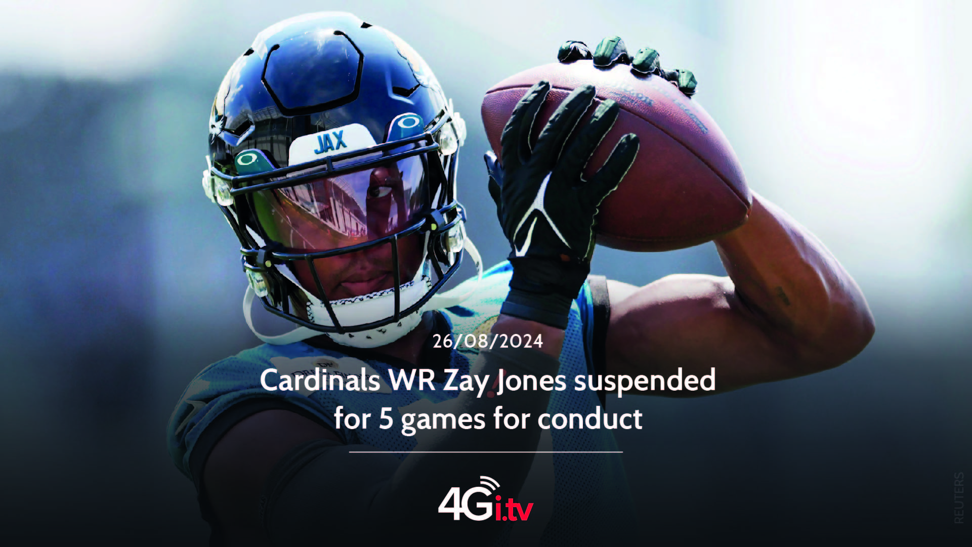 Read more about the article Cardinals WR Zay Jones suspended for 5 games for conduct