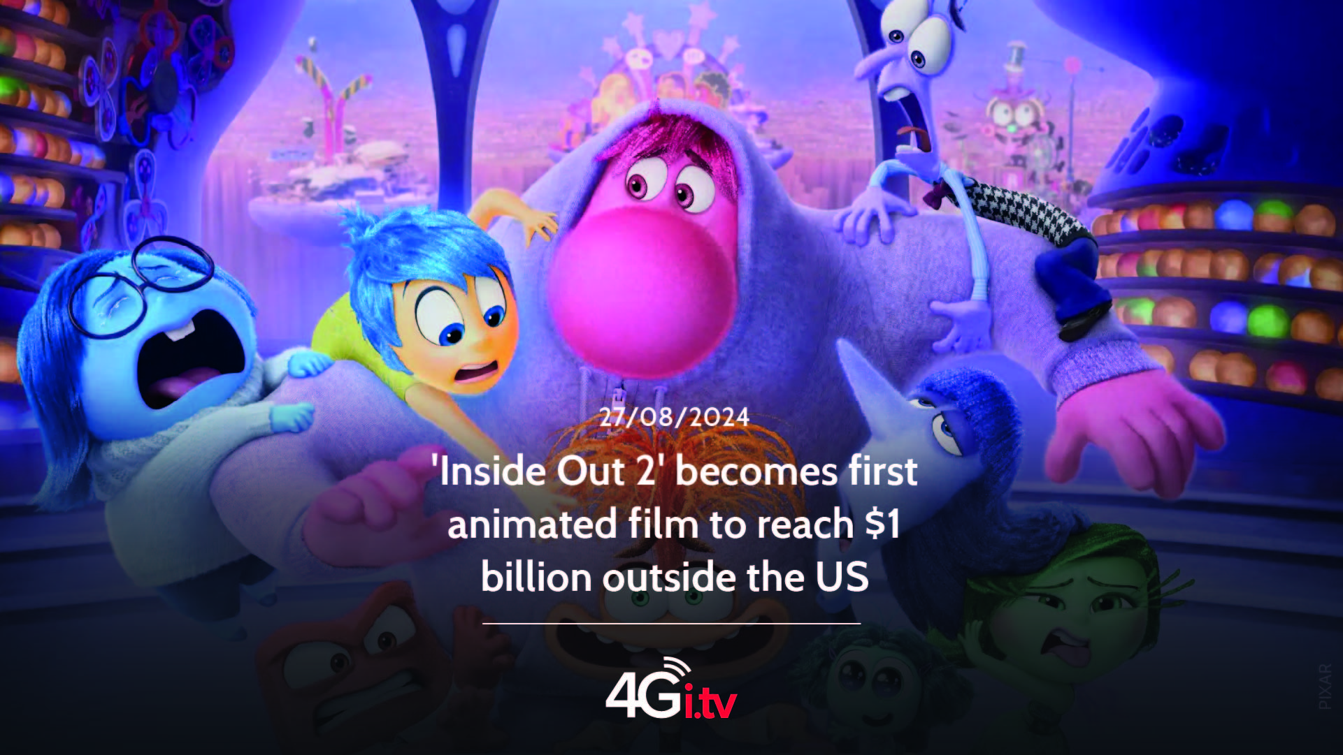 Подробнее о статье ‘Inside Out 2’ becomes first animated film to reach $1 billion outside the US