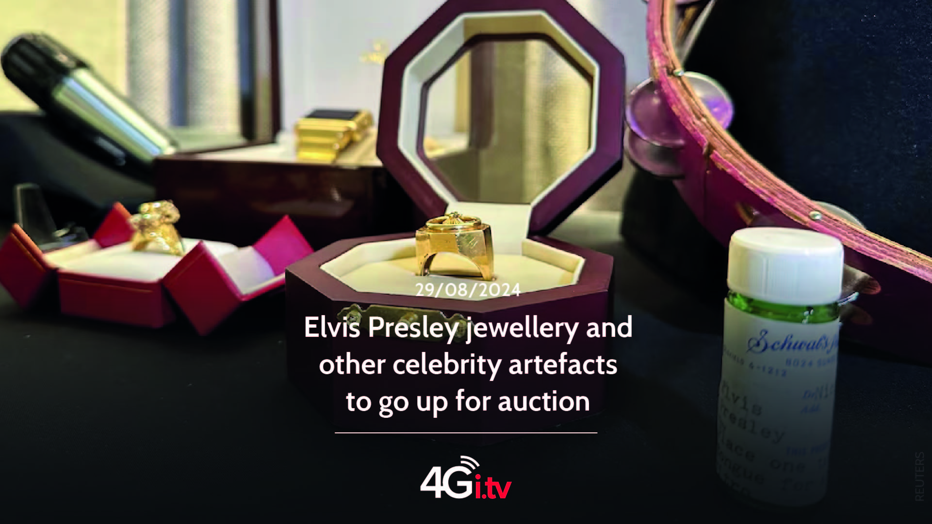 Lee más sobre el artículo Elvis Presley jewellery and other celebrity artefacts to go up for auction