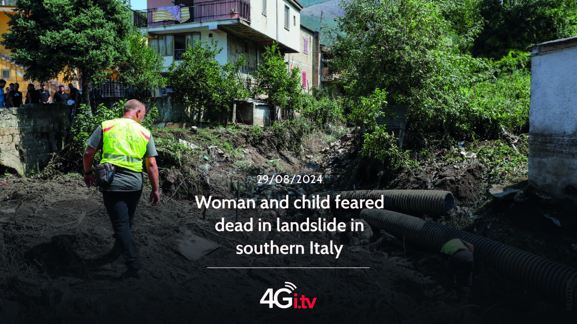 Read more about the article Woman and child feared dead in landslide in southern Italy