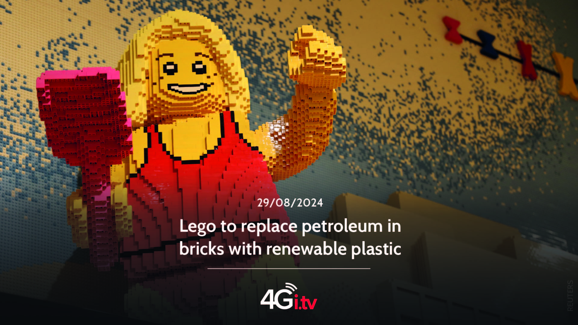 Lee más sobre el artículo Lego to replace petroleum in bricks with renewable plastic