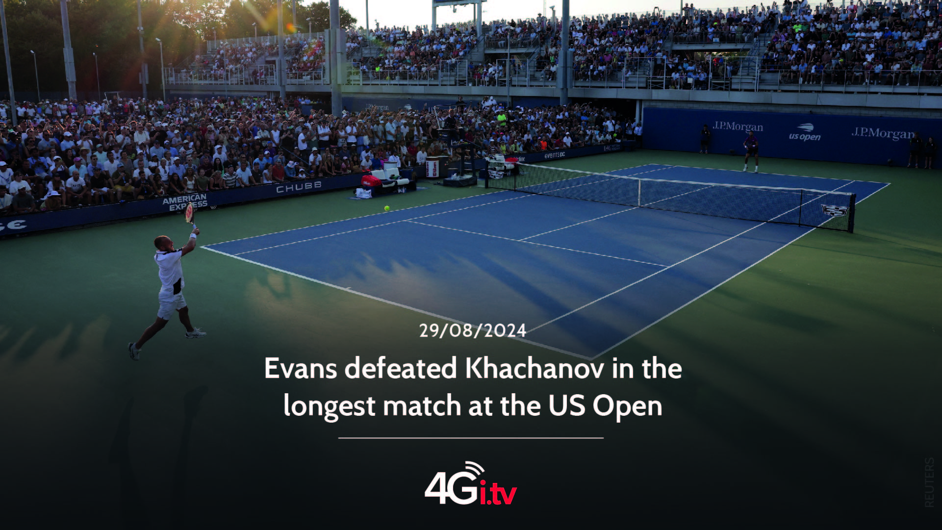 Read more about the article Evans defeated Khachanov in the longest match at the US Open