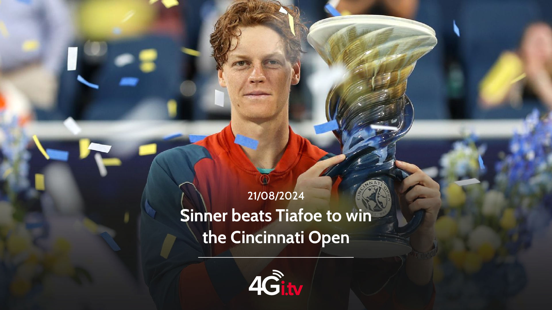 Подробнее о статье Sinner beats Tiafoe to win the Cincinnati Open