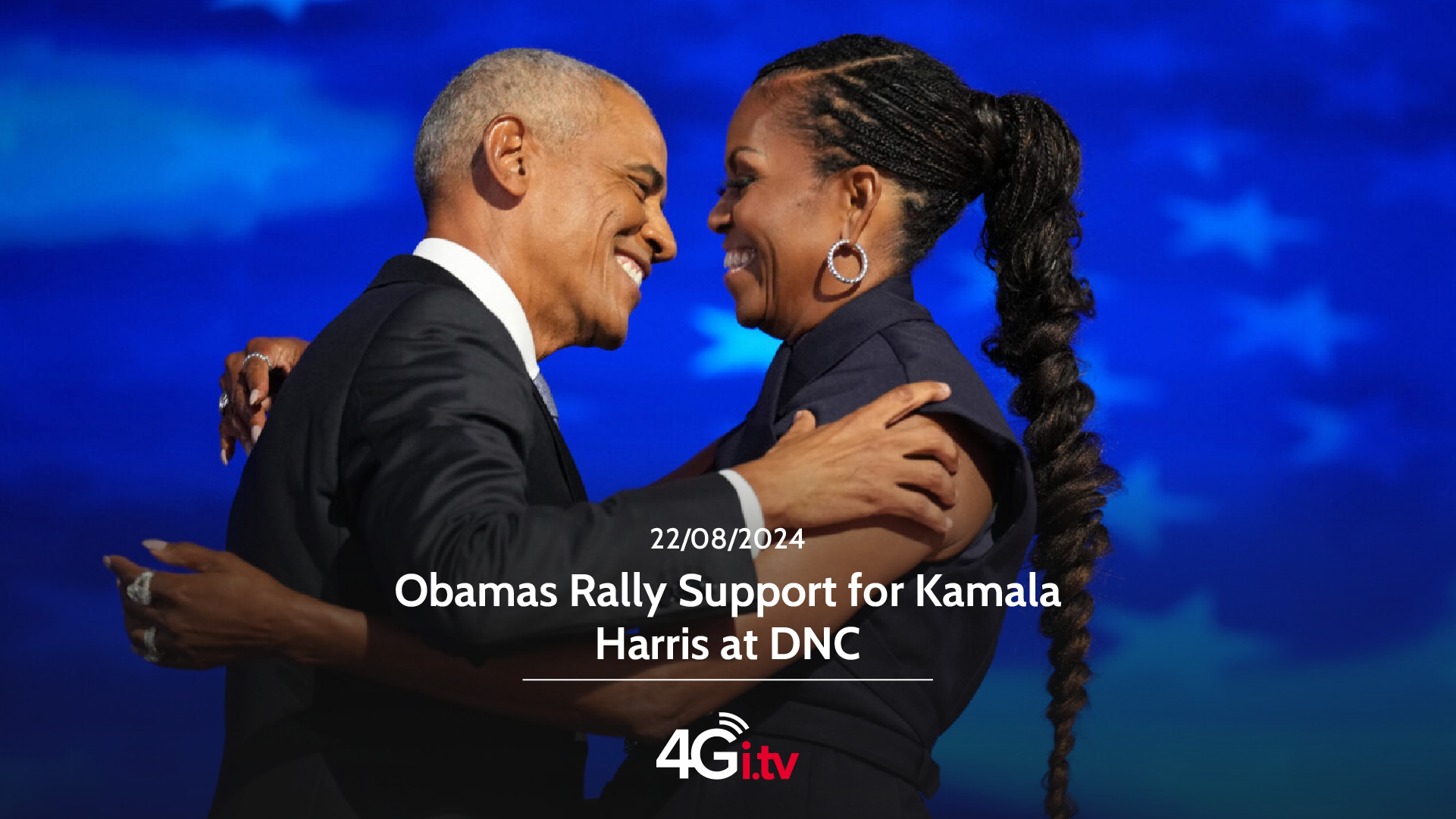 Read more about the article Obamas Rally Support for Kamala Harris at DNC