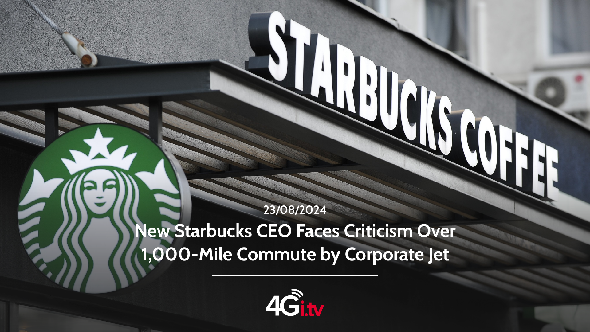 Lesen Sie mehr über den Artikel New Starbucks CEO Faces Criticism Over 1,000-Mile Commute by Corporate Jet