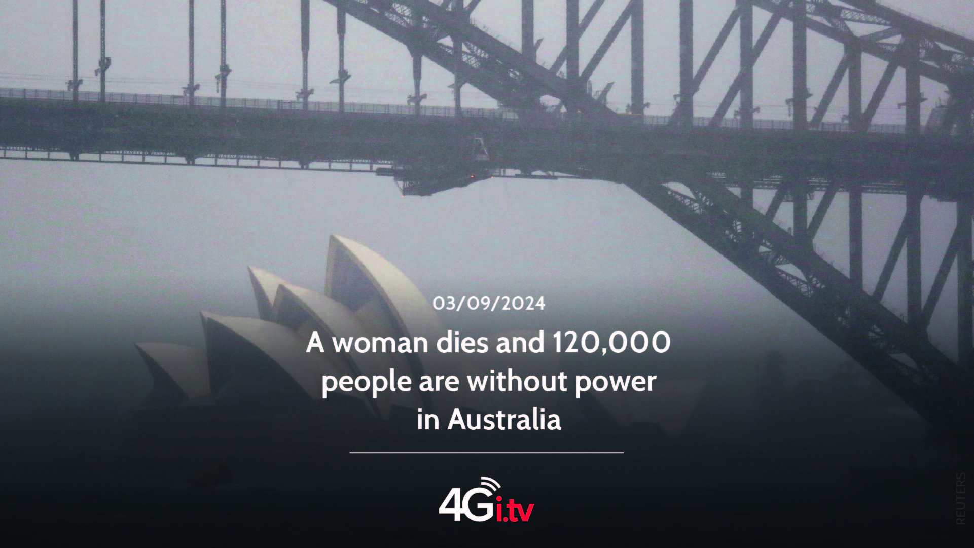 Подробнее о статье A woman dies and 120,000 people are without power in Australia 