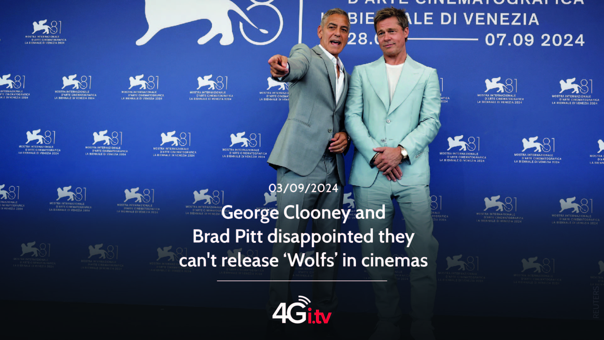 Lesen Sie mehr über den Artikel George Clooney and Brad Pitt disappointed they can’t release ‘Wolfs’ in cinemas