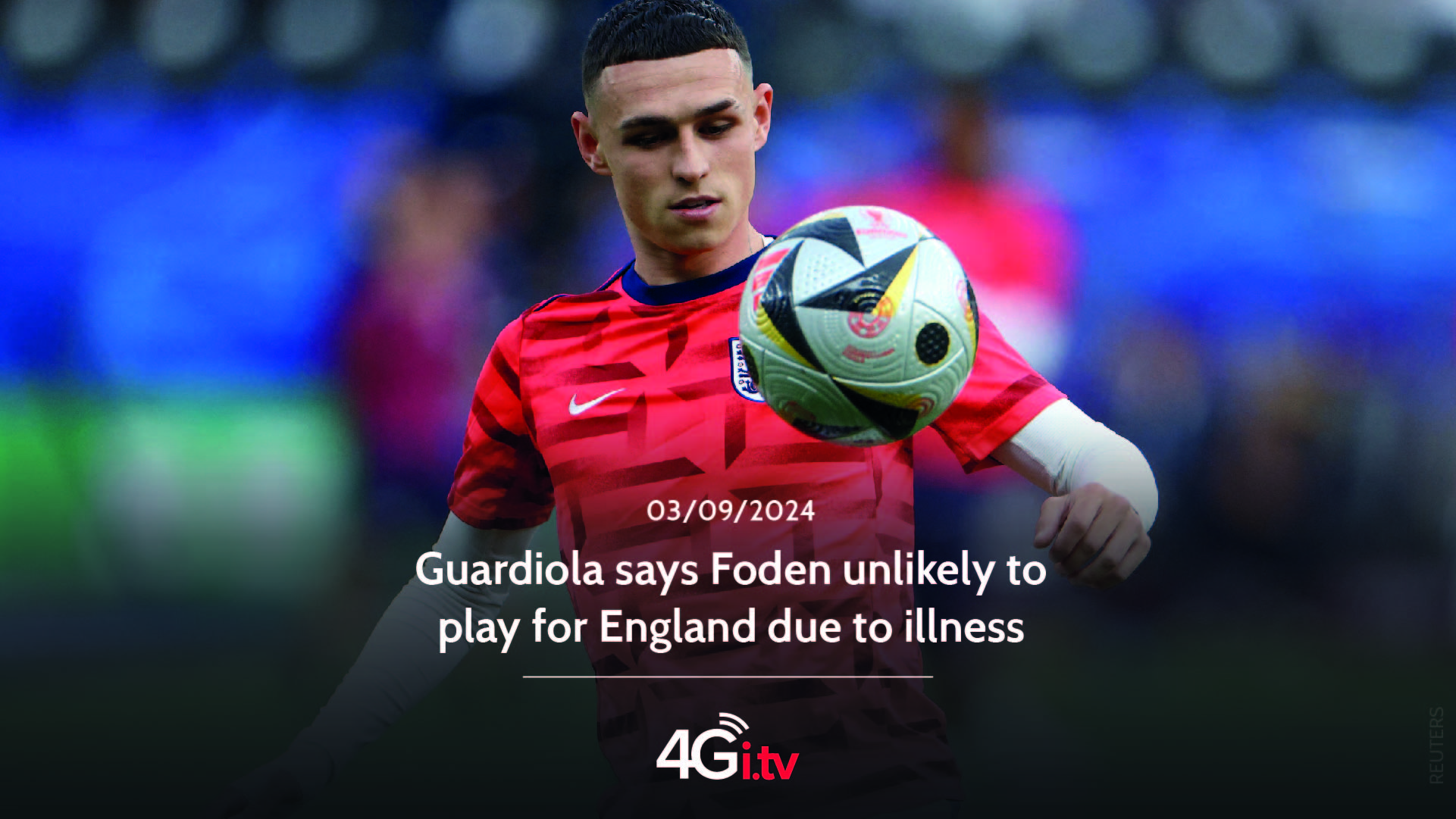 Lee más sobre el artículo Guardiola says Foden unlikely to play for England due to illness