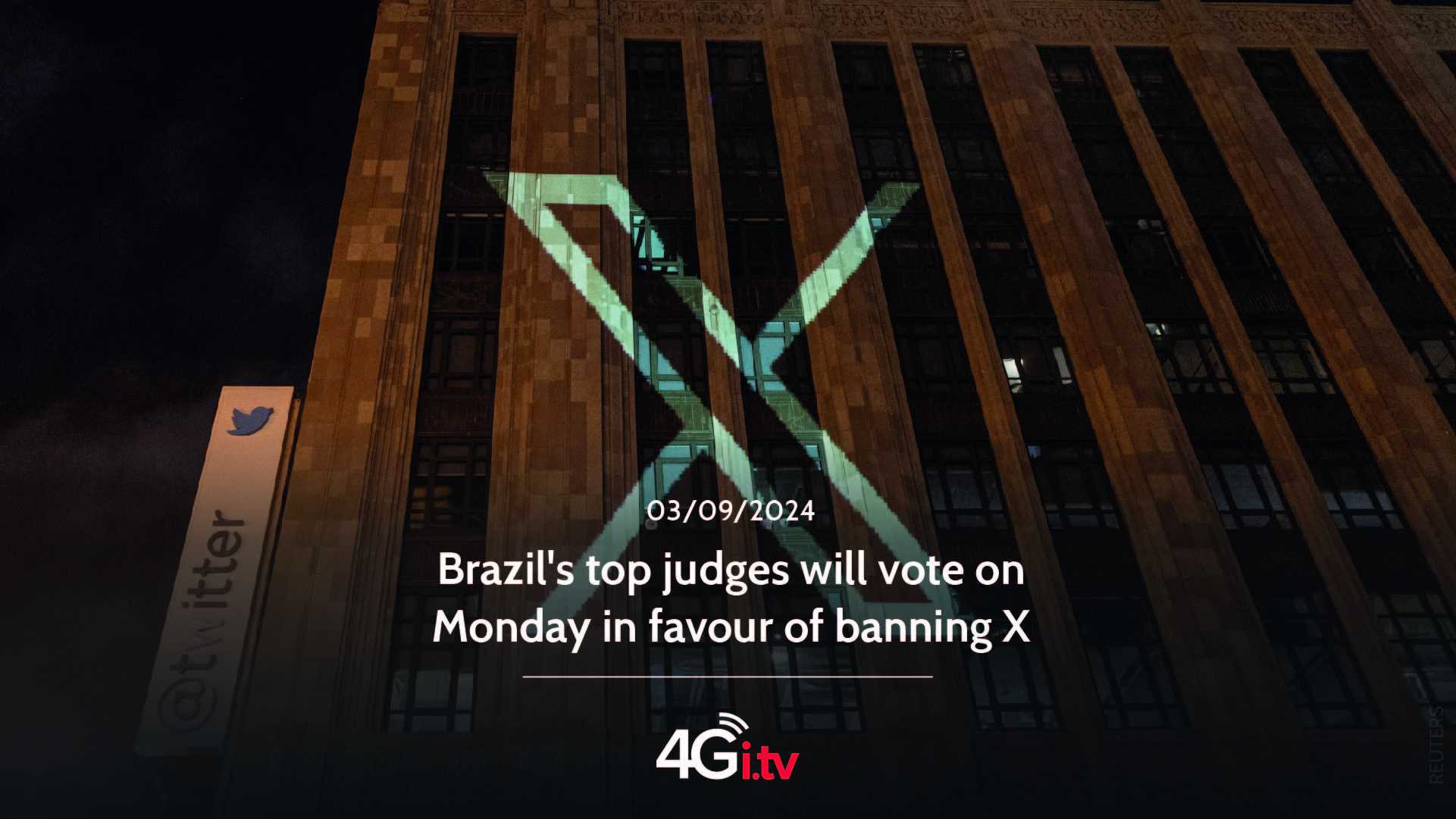 Read more about the article Brazil’s top judges will vote on Monday in favour of banning X